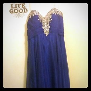 Rachel Allen Plus Prom Dress